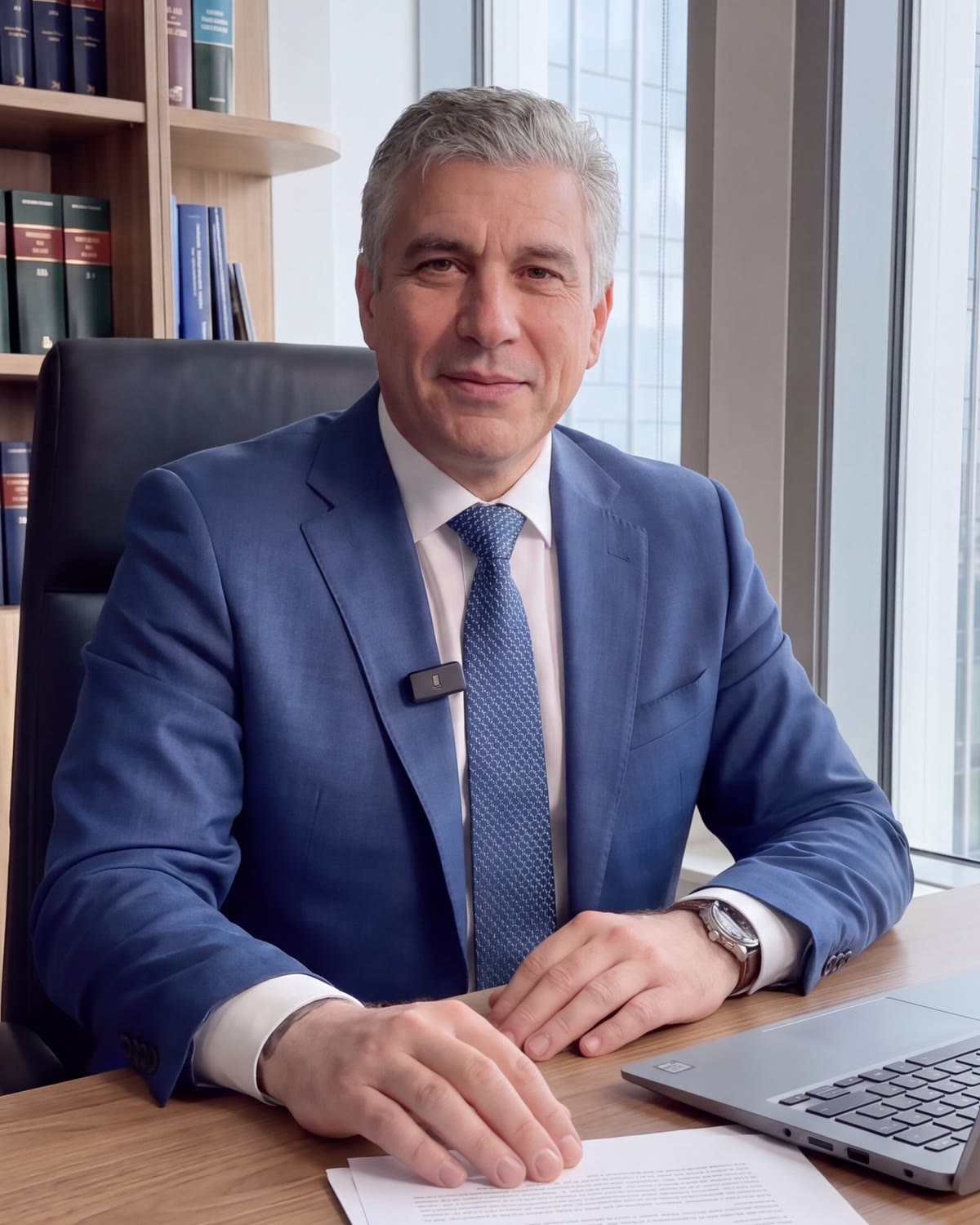 Mark Kramer dans son cabinet